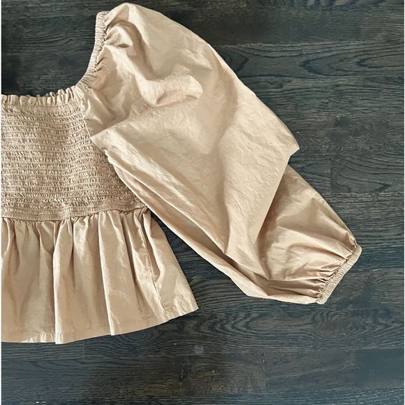 J. Crew Smocked Top - Picture 2 of 5